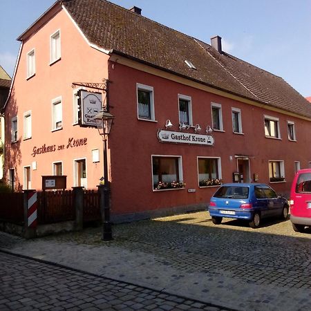 Gasthof Zur Krone Burghaslach ภายนอก รูปภาพ